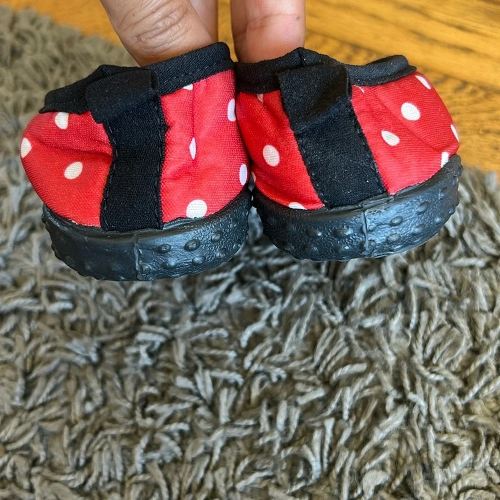 Disney Minnie Mouse Red Polka Dot Slippers Water Shoes